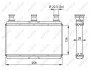 Радіатор пічки BMW 5 (E60/E61)/6 (E63/E64) 2.0-5.0 01-10 NRF 54311 (фото 3)