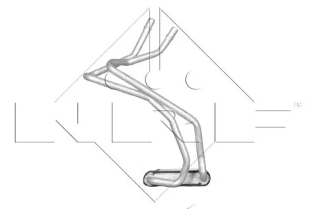 Радіатор пічки Land Rover Discovery/Range Rover Sport 2.7TD/3.6D/4.0/4.4 04-13 NRF 54350