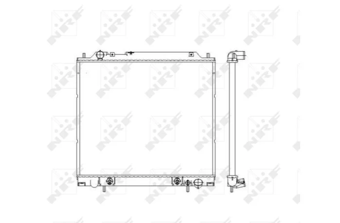 Радиатор охлаждения Mitsubishi L400 95-05 NRF 55343 (фото 1)