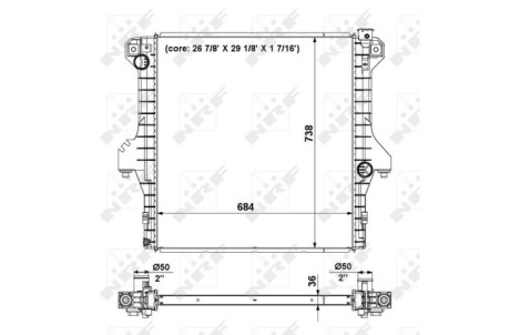 Радиатор NRF 56025