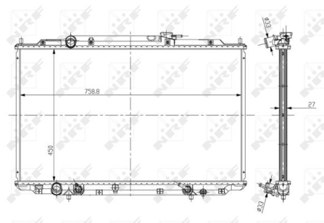 Радиатор NRF 56051