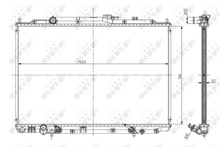 Радіатор NRF 56052