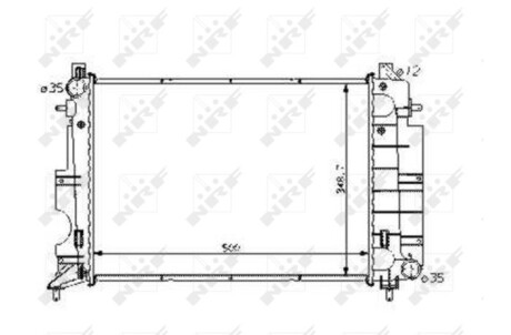 Радиатор NRF 58108