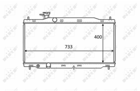 Радиатор NRF 58458