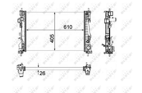 Радиатор NRF 58492