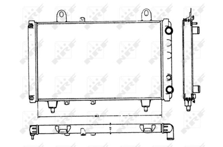 Радиатор NRF 58749