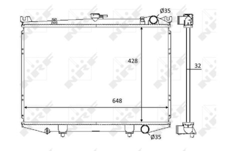 Радиатор NRF 59114