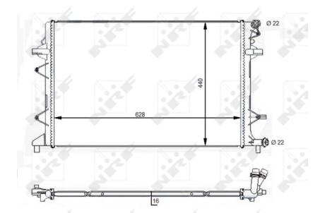 Радиатор NRF 59118