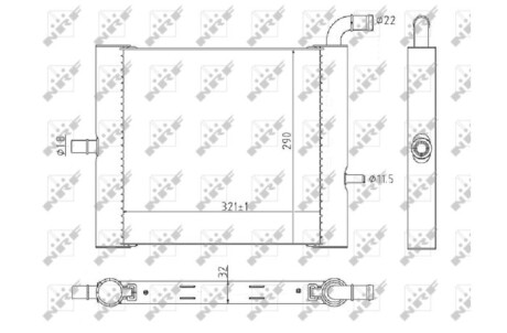 Радиатор NRF 59176