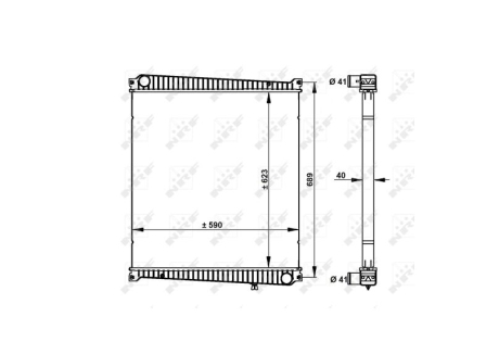 Радіатор NRF 59212