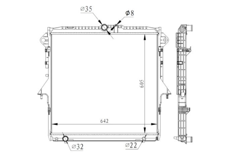 Радіатор NRF 59261