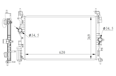 Радіатор NRF 59272