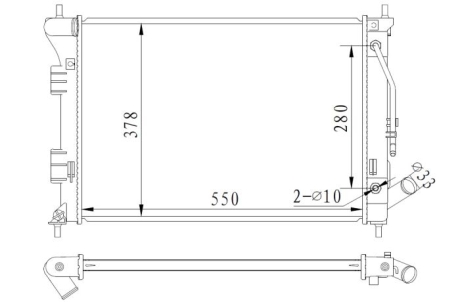 Радіатор NRF 59292