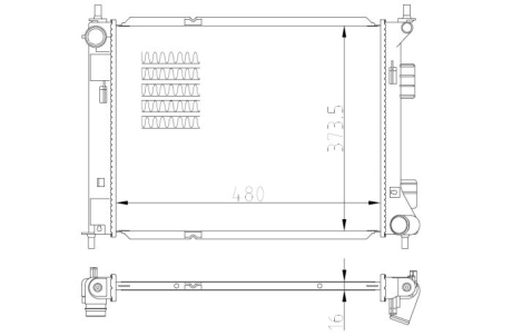 Радиатор NRF 59315