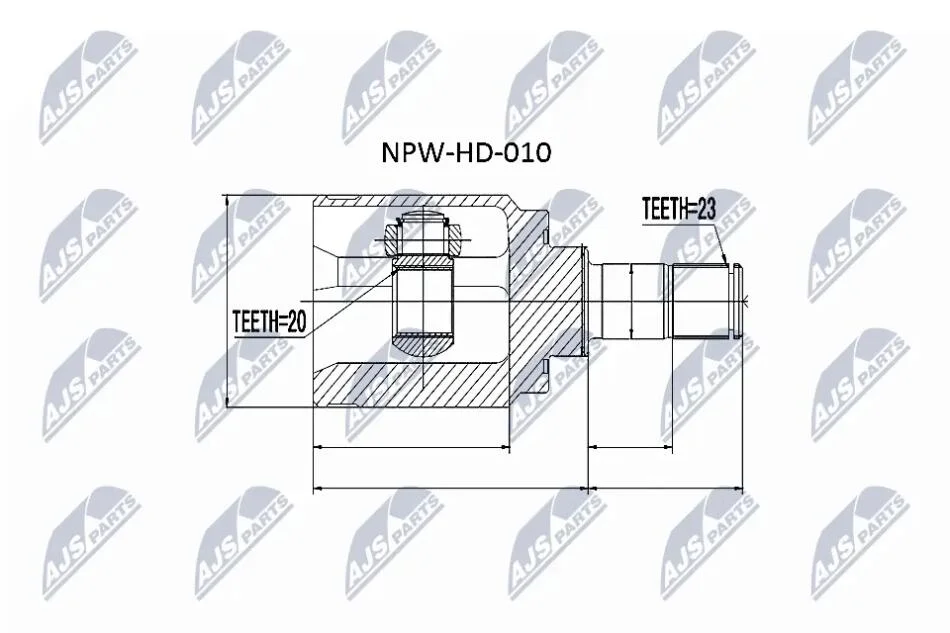 ШРКШ зовнішній NTY NPWHD010 (фото 1)