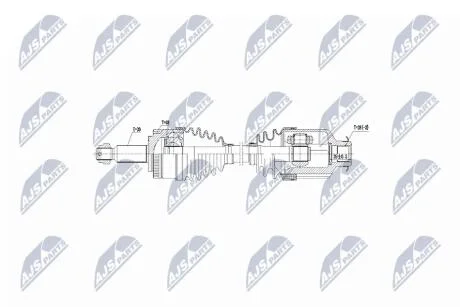 Піввісь NTY NPWKA342