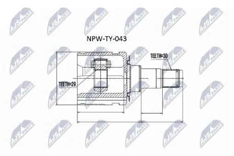 ШРУС NTY NPWTY043