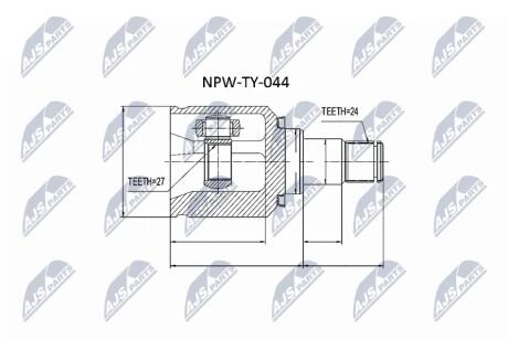ШРУС НАРУЖНИЙ NTY NPWTY044