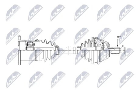 Піввісь NTY NPWVW211