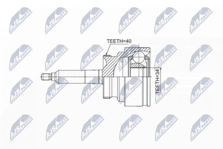ШРУС ЗОВНІШНІЙ NTY NPZDW031