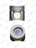 Поршень STD NURAL 87-135500-00 (фото 1)
