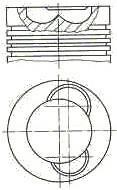 Поршень NURAL 87-335900-30