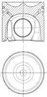 Поршень NURAL 87-420900-50