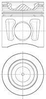 Поршень NURAL 8743410000