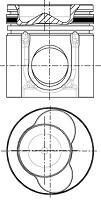 Поршень NURAL 8743500000