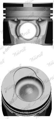 Поршень NURAL 87-501500-40 (фото 1)