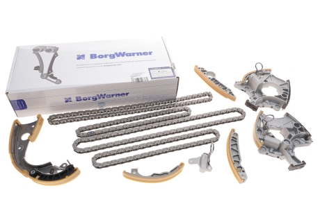 Комплект цепи ГРМ Audi A4/A6/A8 2.4/3.2 04-10 (цепь + элементы)(BorgWarner) OEM 06E198229A_KIT