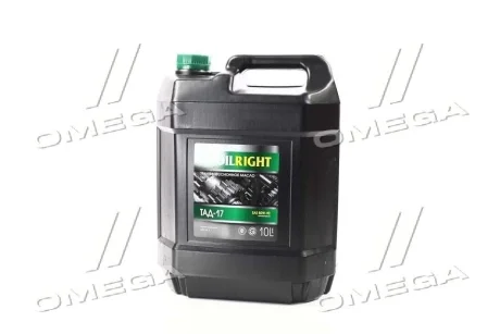 Масло трансмиссии. ТАД-17 ТМ-5-18 80W-90 GL-5 (Канистра 10л) OIL RIGHT 2544