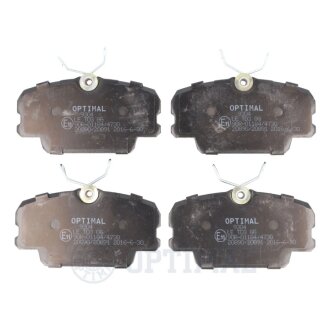 Фото гальмівні колодки дискові Optimal BP-09304 Гальмівні колодки дискові Optimal BP-09304