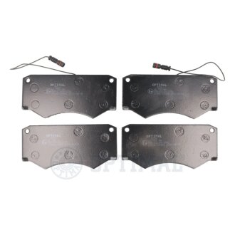 Гальмівні колодки дискові Optimal BP-09525