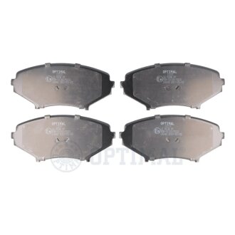 Гальмівні колодки дискові Optimal BP-12237