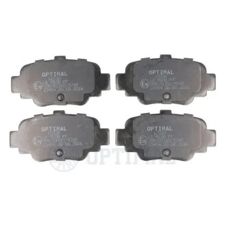 Гальмівні колодки дискові Optimal BP-12330