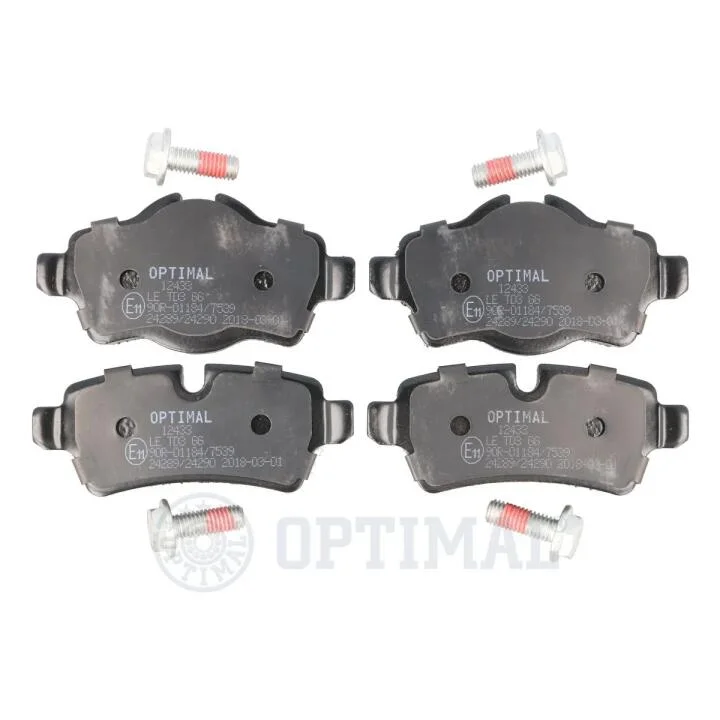 Гальмівні колодки дискові Optimal BP-12433 (фото 1)