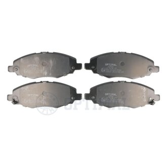 Фото гальмівні колодки дискові Optimal BP-12544 Гальмівні колодки дискові Optimal BP-12544