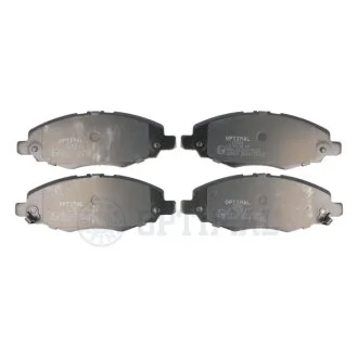 Гальмівні колодки дискові Optimal BP-12544