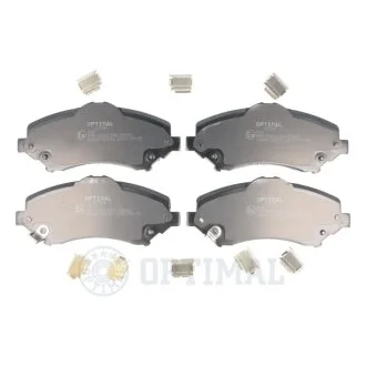 Гальмівні колодки дискові Optimal BP-12704