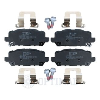 Фото гальмівні колодки дискові Optimal BP-12890 Гальмівні колодки дискові Optimal BP-12890
