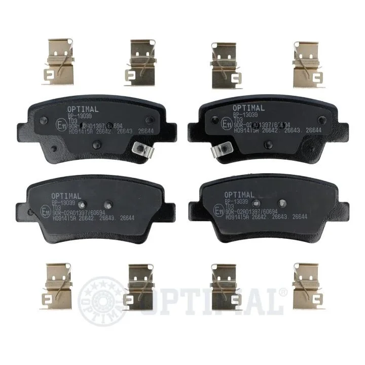 Гальмівні колодки дискові Optimal BP-13039 (фото 1)
