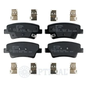 Гальмівні колодки дискові Optimal BP-13039