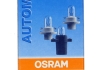 Лампа допоміжн. освітлення BX8,4d 12V 1.2W BX8.4d (вир-во) OSRAM 2351MFX6 (фото 1)