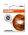 Лампа допоміжн. освітлення W2W 12V 2W W2x4.6d (2 шт) blister (вир-во) OSRAM 272202B (фото 2)