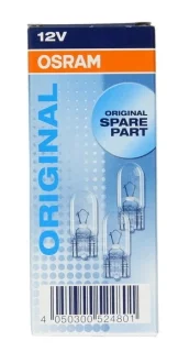 Автолампа Original W5W W2,1x9,5d 5 W прозрачная OSRAM 2825