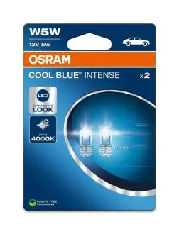 Автолампа Osram 5W 12V W2.1X9.5D (к/т 2 шт) OSRAM 2825CBN-2BL