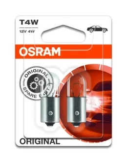 Автолампа Original Line T4W BA9s 4 W прозрачная OSRAM 3893-02B