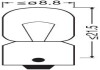 Автолампа 4W 12V BA9S (к/т 2 шт) OSRAM 3893-2BL (фото 2)