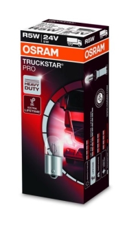 Автолампа Truckstar Pro R5W BA15s 5 W прозрачная OSRAM 5627TSP